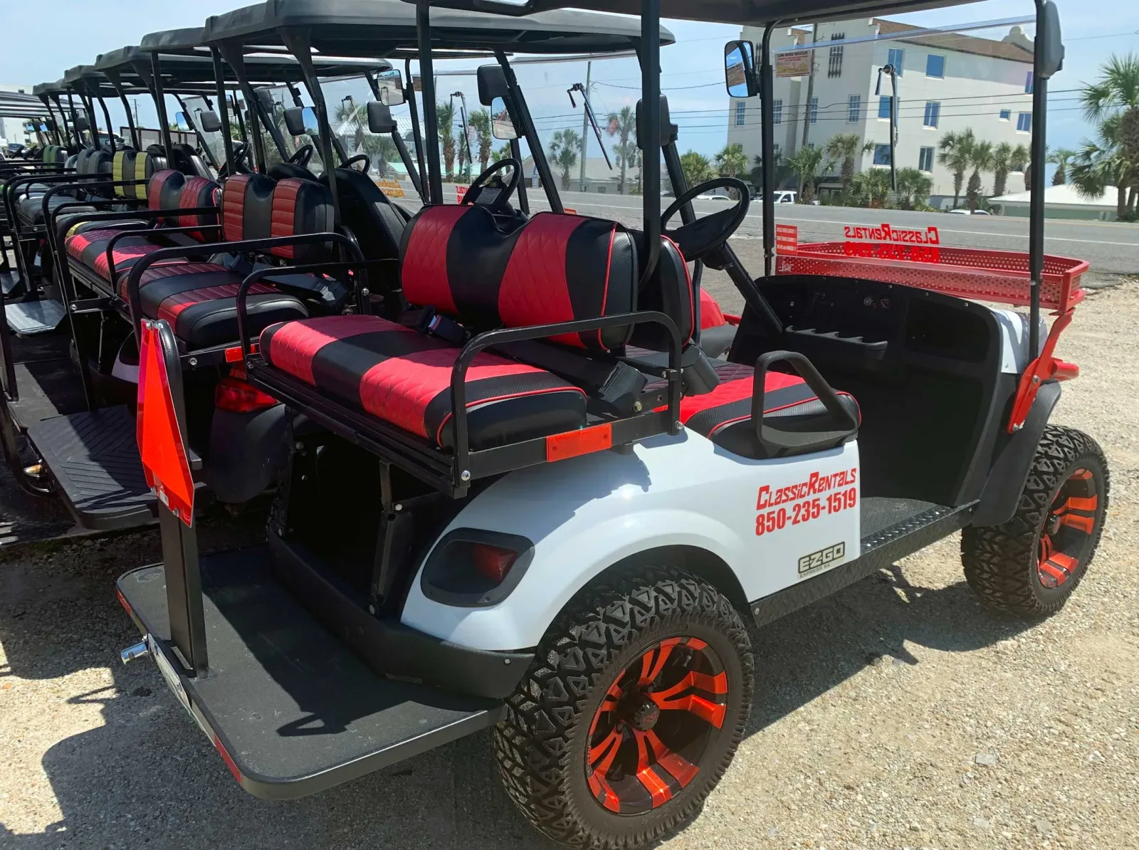 Golf cart fleet Panama City Beach